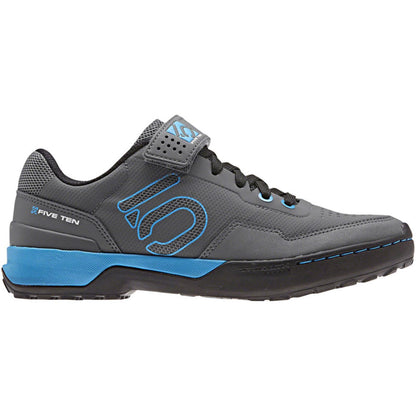 Five Ten Women's Kestrel Lace Mountain Clipless Shoes - Gray/Cyan/Black_1237653