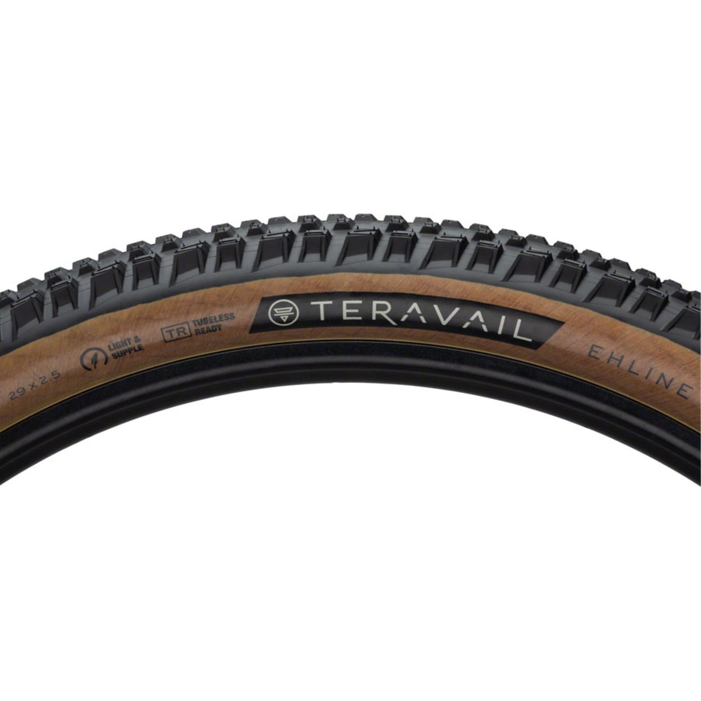 Teravail Ehline Tire - 29 x 2.5, Tubeless, Folding, Black, Light and Supple [MPN: 19-000055]_2567890