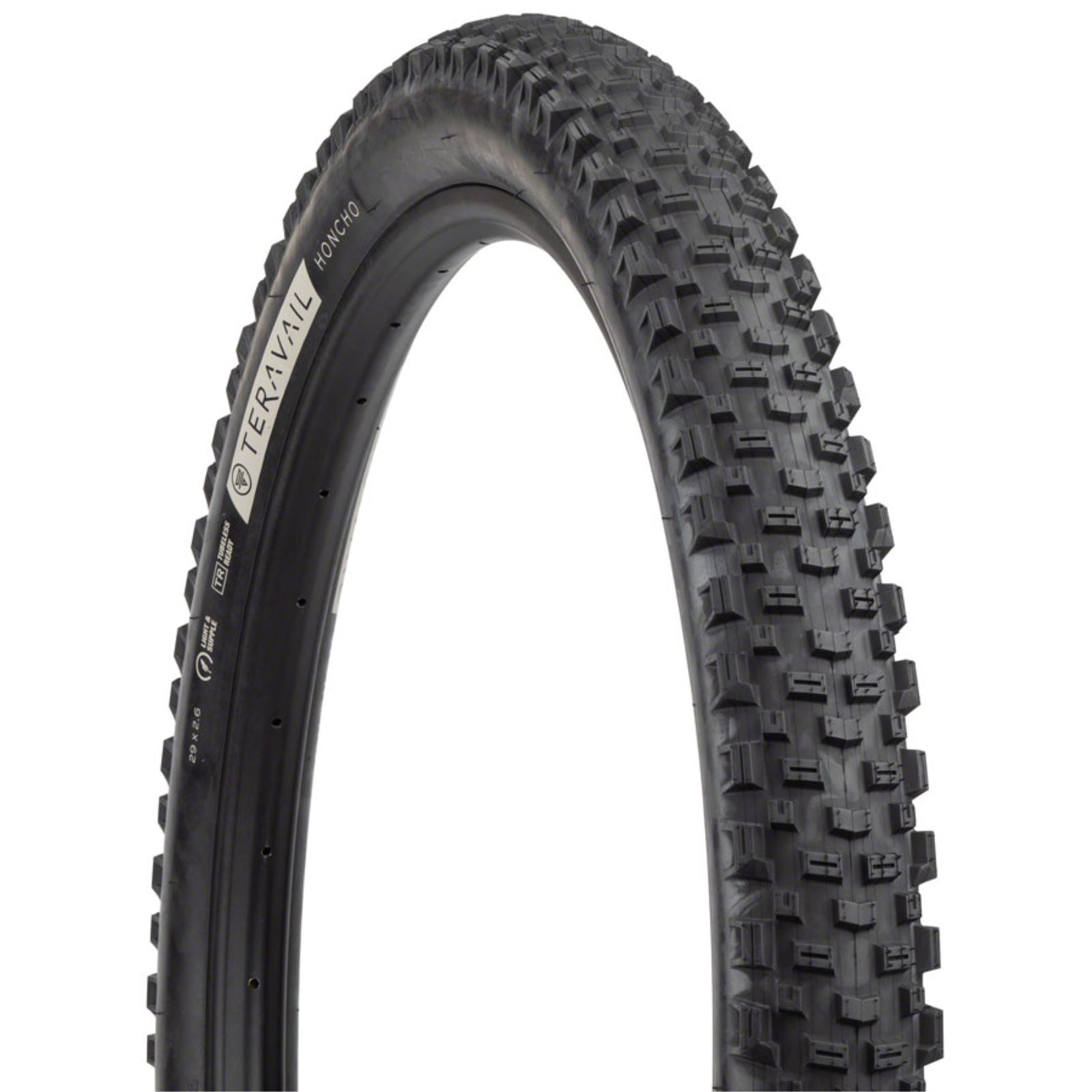 Teravail Honcho Tire - 29 x 2.6, Tubeless, Folding, Light/Supple - Black [MPN: 19-000053]_1240302