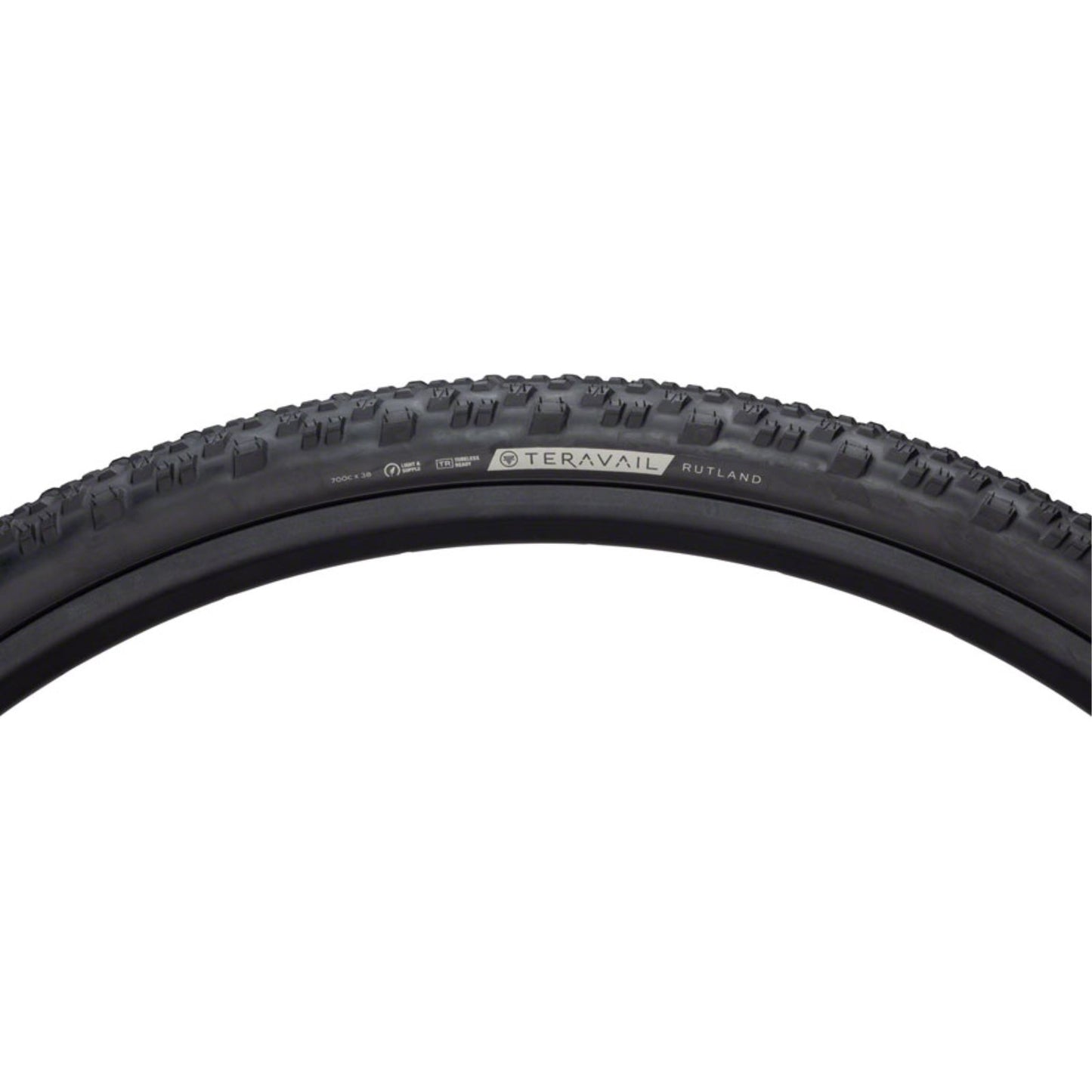 Teravail Rutland Tire - 700 x 38, Tubeless, Folding, Black, Durable [MPN: 19-000084]_1240237