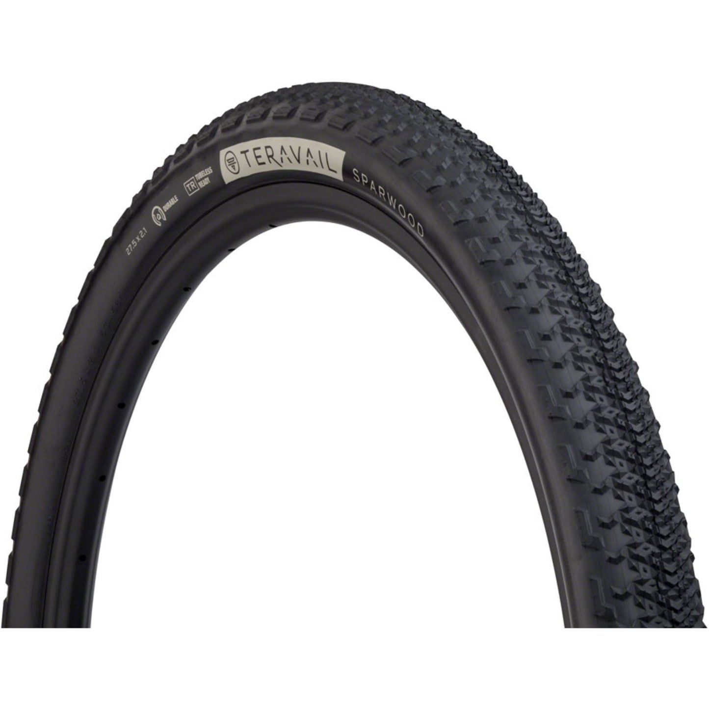 Teravail Sparwood Tire - 27.5 x 2.1, Tubeless, Folding, Black, Durable [MPN: 19-000092]_1240226