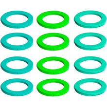 Magura 4-Piston Caliper Colored Cover Kit - Neon Green/Cyan/Mint [MPN: 2701721-]_1240478