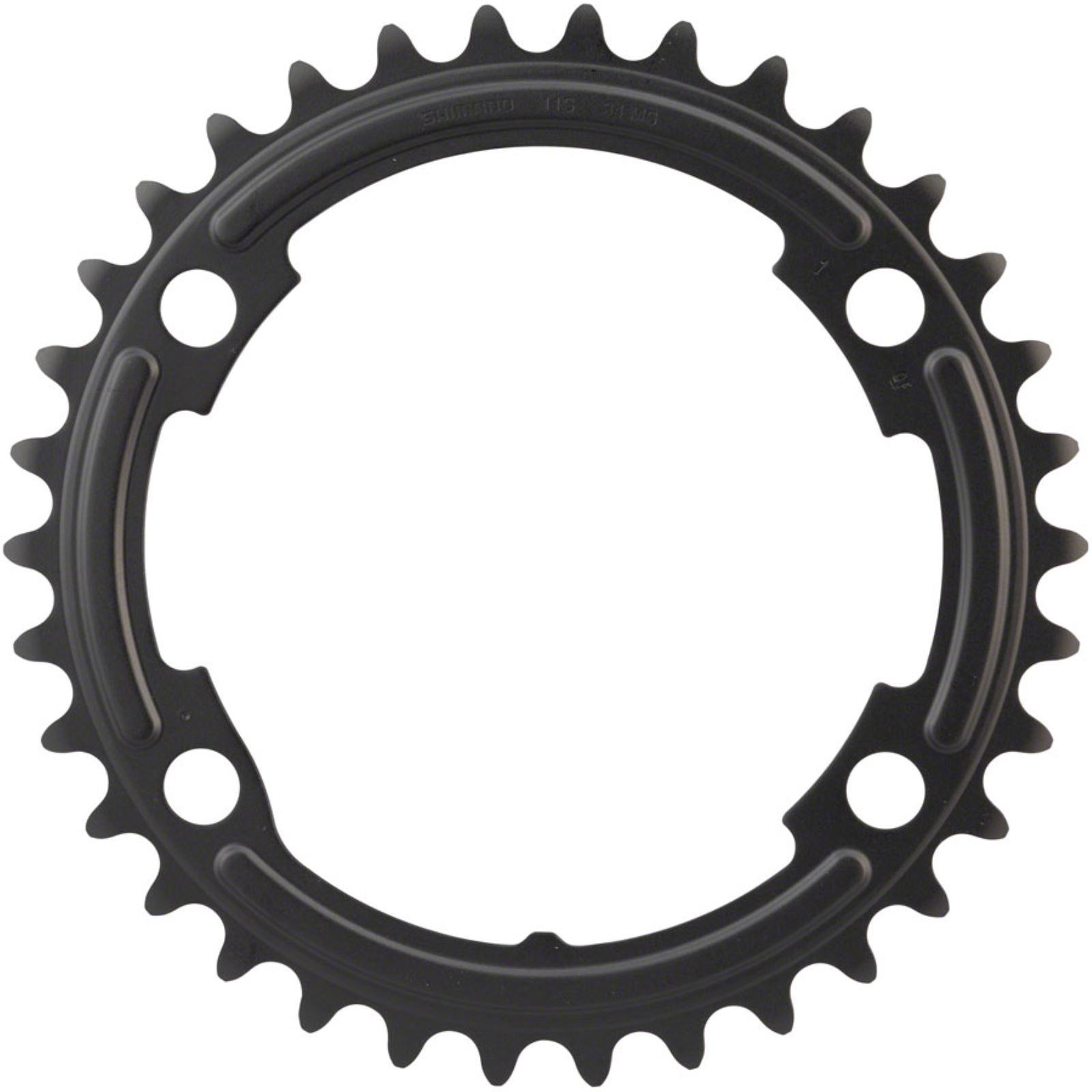 Shimano 105 FC-R7000 34t 4x110 bcd Asymmetric Chainring, Black [MPN: Y1WV34000]_1240904