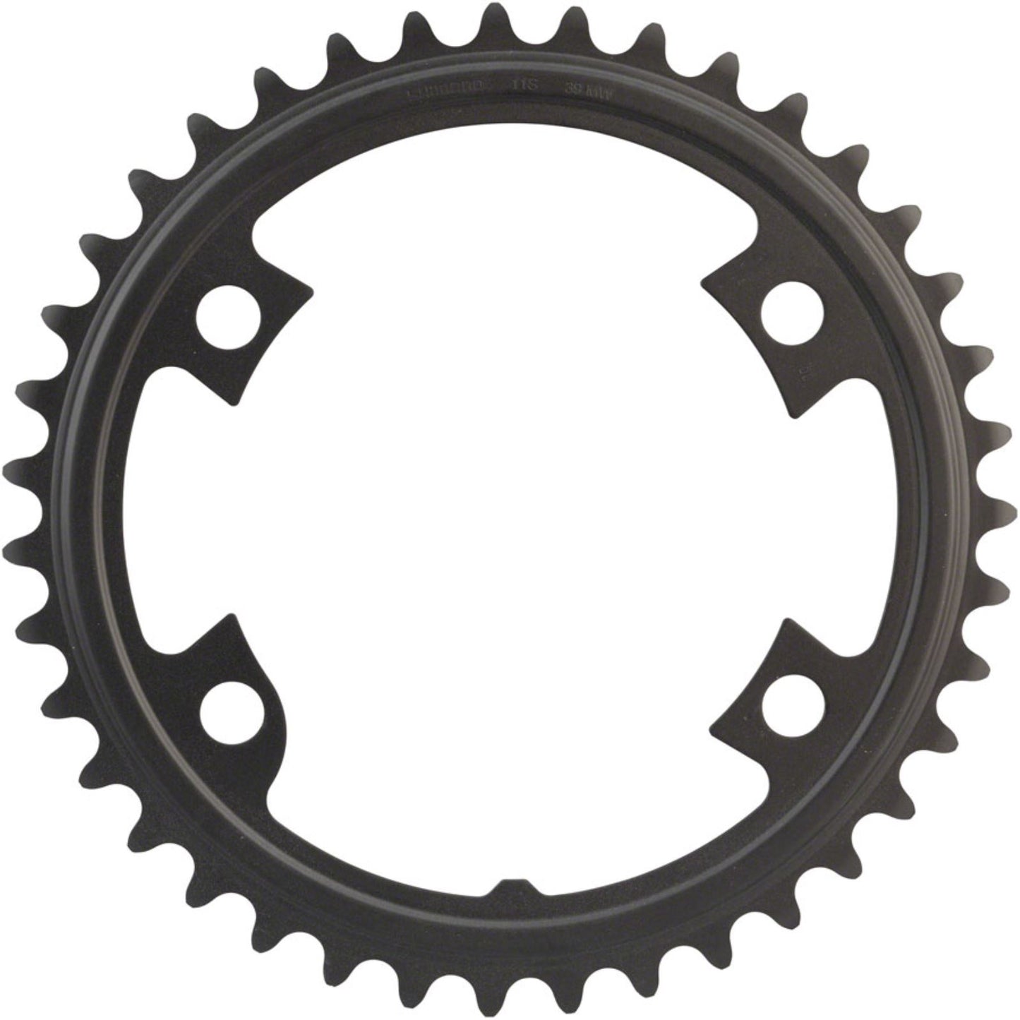 Shimano 39t 4x110 bcd Asymmetric Chainring, Black [MPN: Y1WV39000]_1241030
