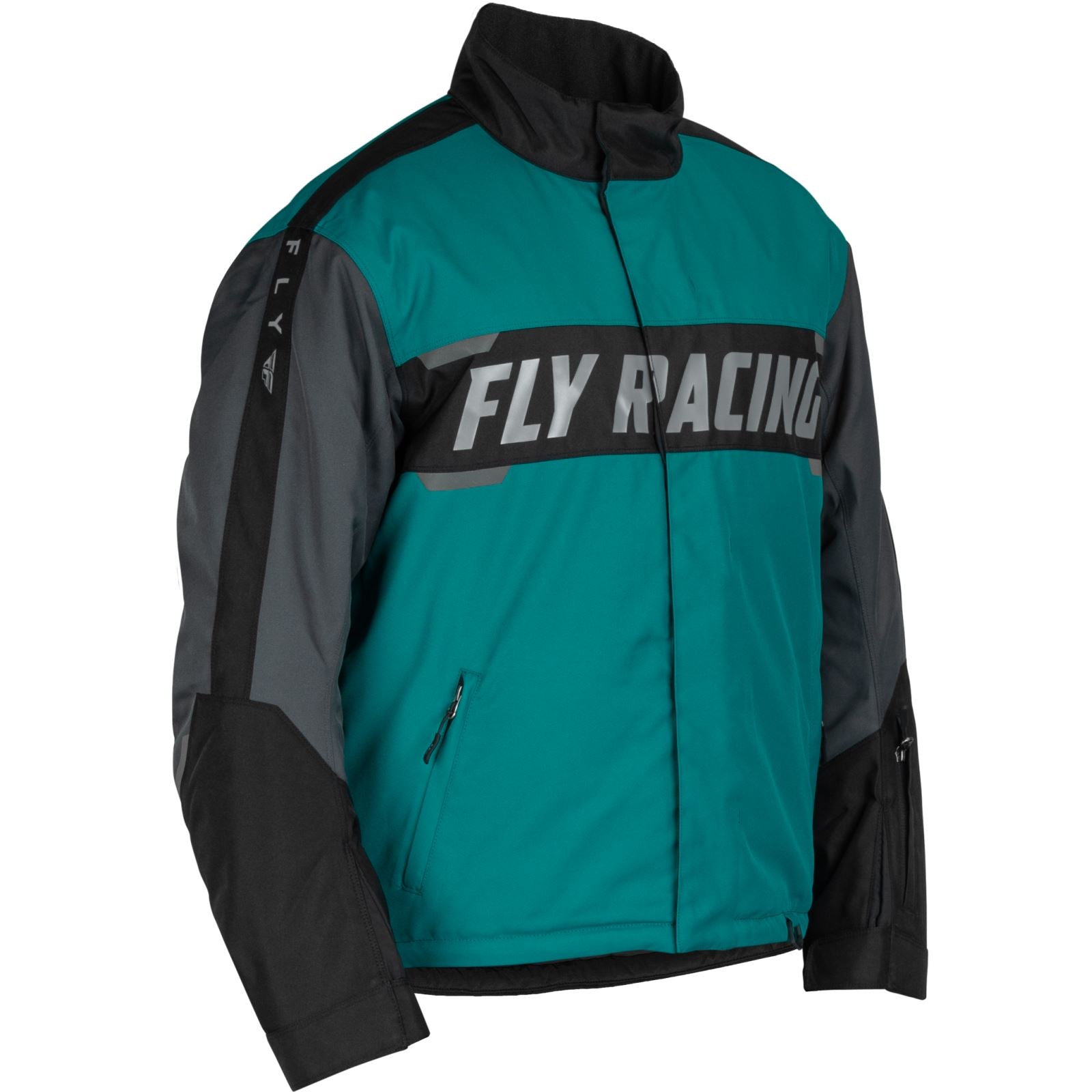 Fly Racing Outpost Jacket - Black/Teal/Orange_1243879