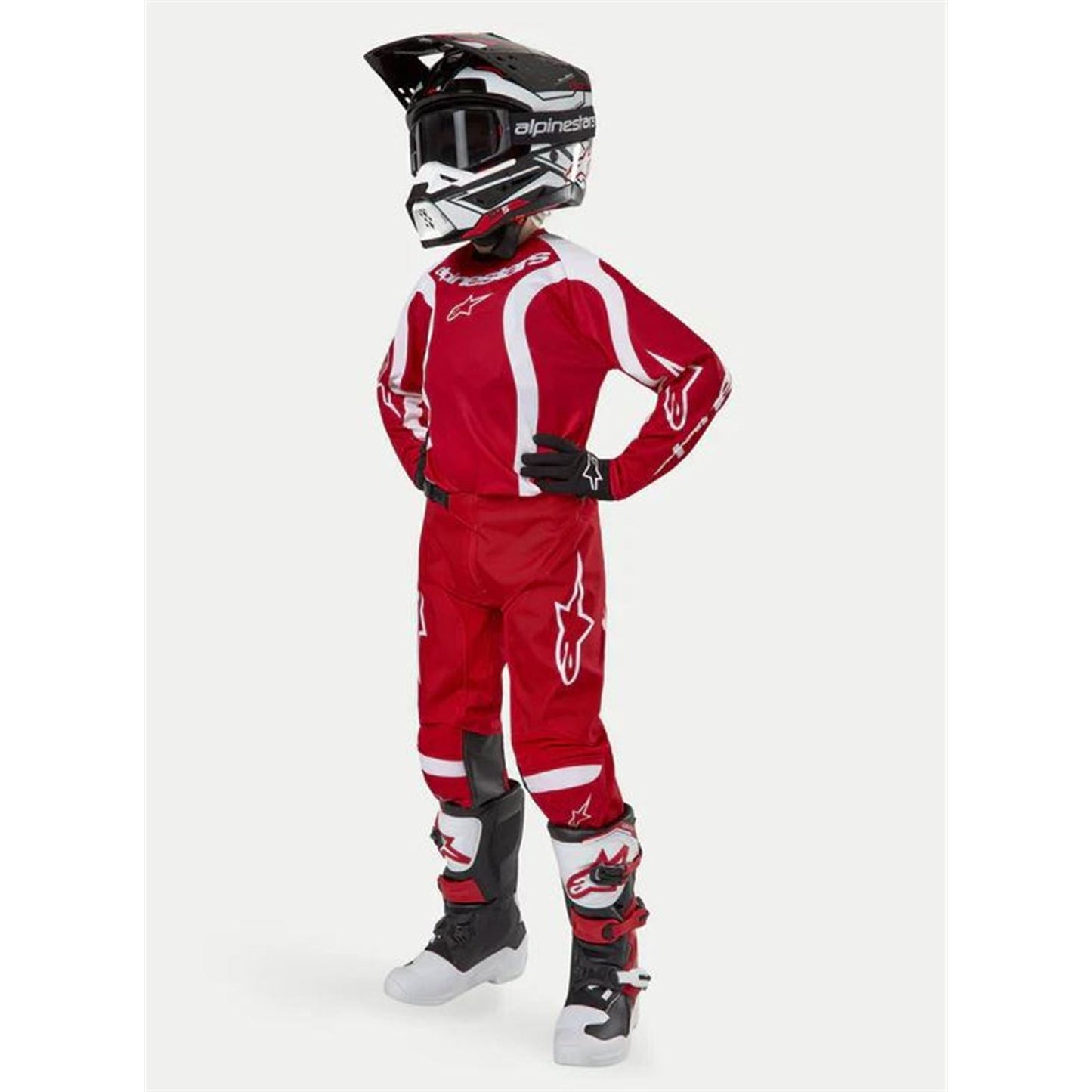 Alpinestars 2024 Youth Racer Lurv Pants - Mars Red/White - US Size 22 [MPN: 3743924-3120-22]_1281765