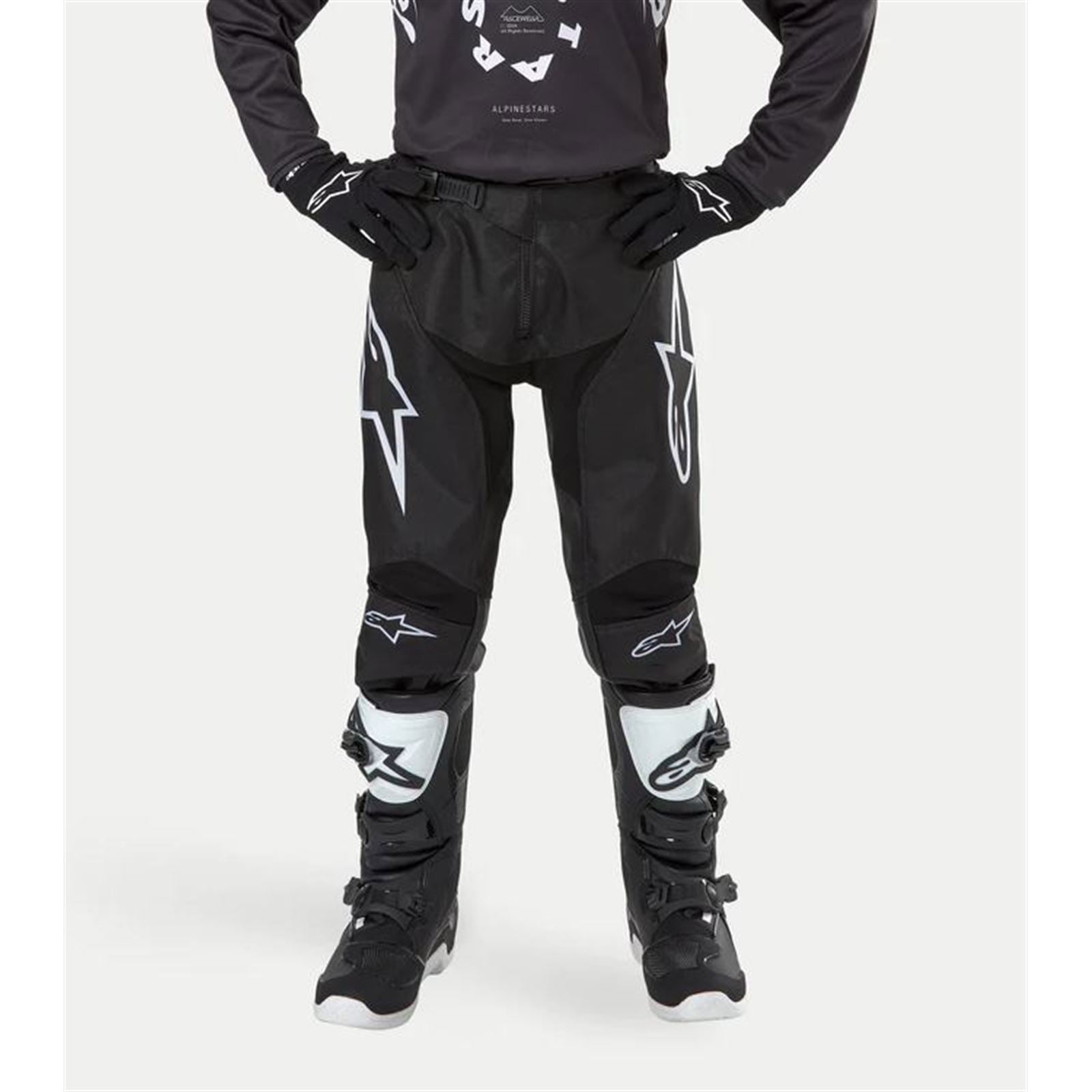 Alpinestars 2024 Youth Racer Hana Pants - Black/White - US Size 22 CLOSEOUT 3748324-12-22_1471051