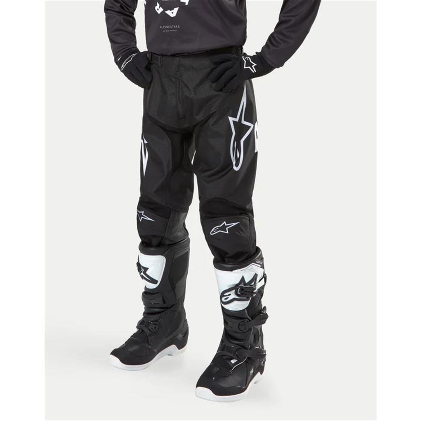 Alpinestars 2024 Youth Racer Hana Pants - Black/White - US Size 22 CLOSEOUT 3748324-12-22_1471052