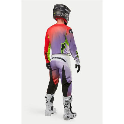 Alpinestars Fluid Lucent Jersey - White/Neon Red/Yellow Fluo - Large CLOSEOUT [MPN: 3763724-2029-L]_1474763