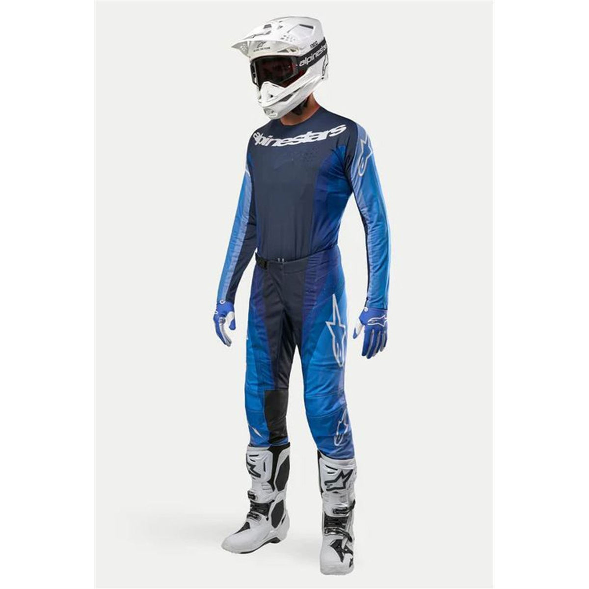 Alpinestars 2024 Techstar Pneuma Jersey - Dark Navy/Light Blue_1305318