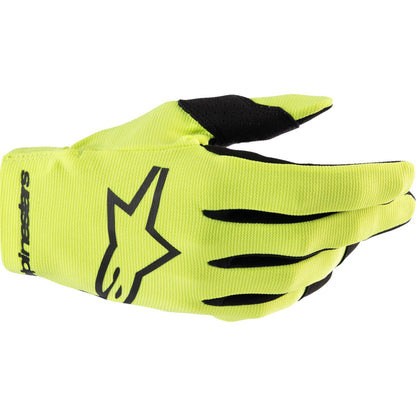 Alpinestars 2024 Radar Gloves - Yellow Fluo/Black - 2XL [MPN: 3561824-551-XXL]_1245356