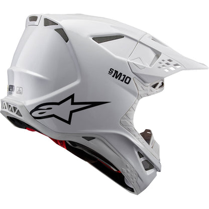Alpinestars Supertech S-M10 Helmet - Solid - White Glossy_1371496