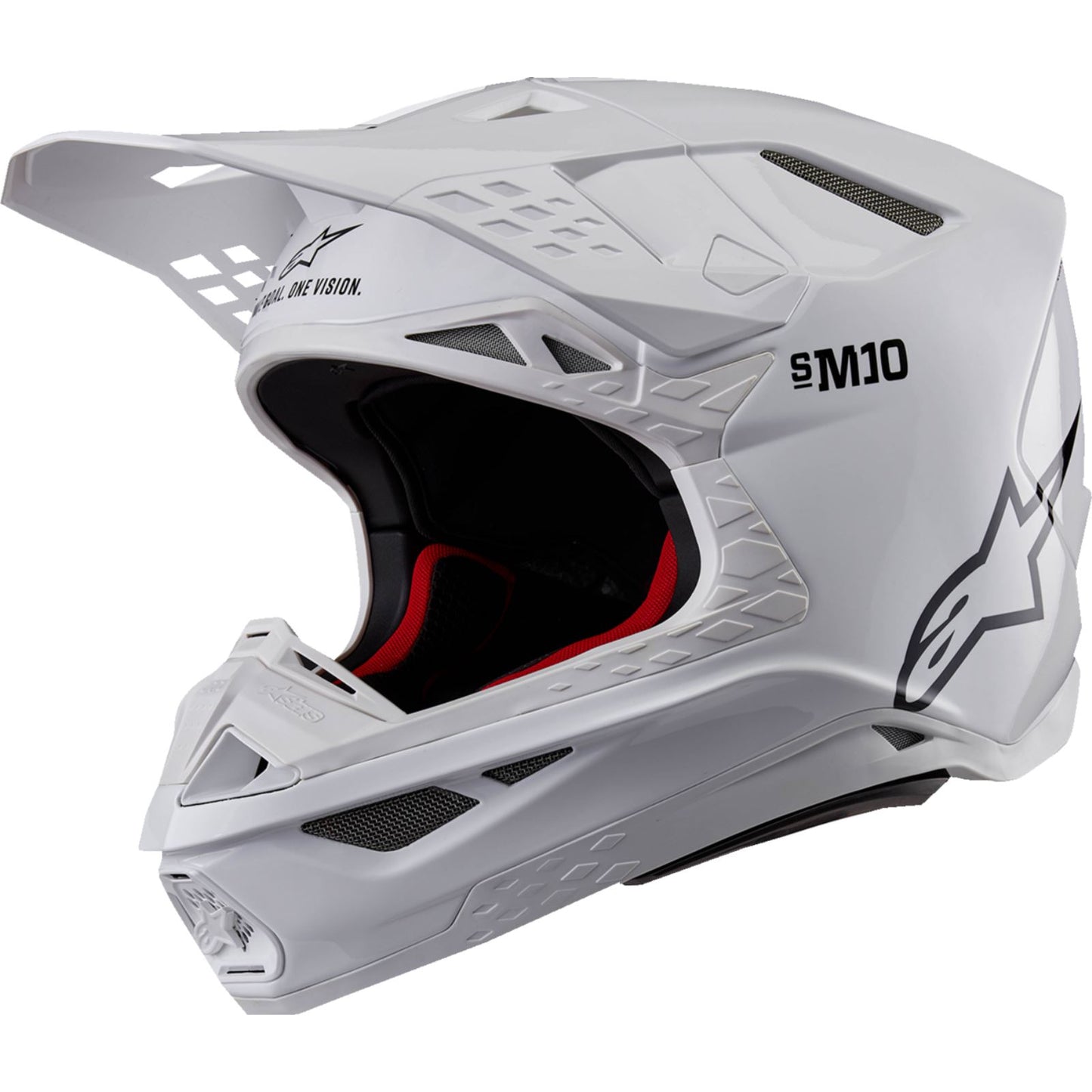 Alpinestars Supertech S-M10 Helmet - Solid - White Glossy_1371478