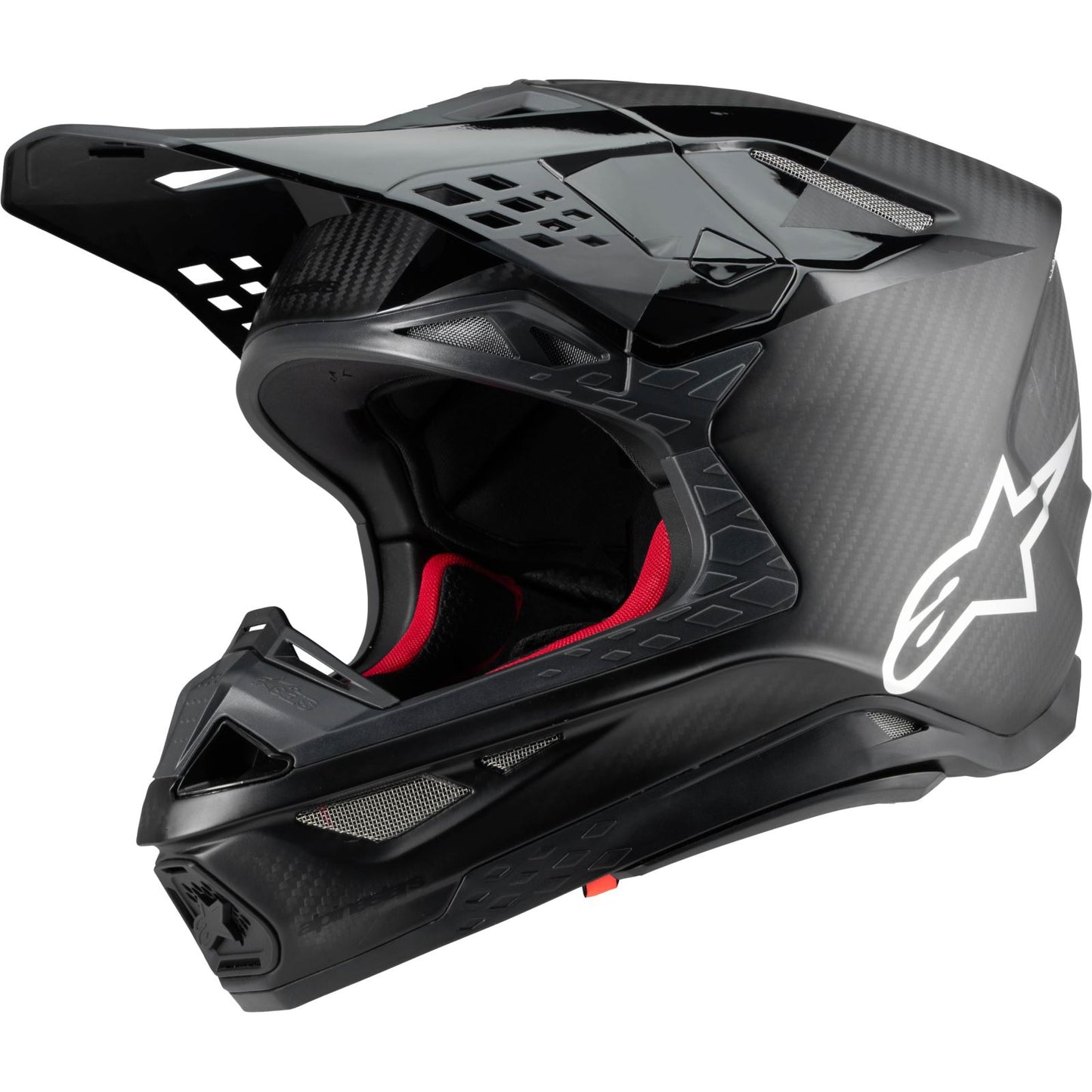 Alpinestars Supertech S-M10 Helmet Solid Grey Gloss XS OPEN BOX [MPN: 8300423-9190-XS]_1999436