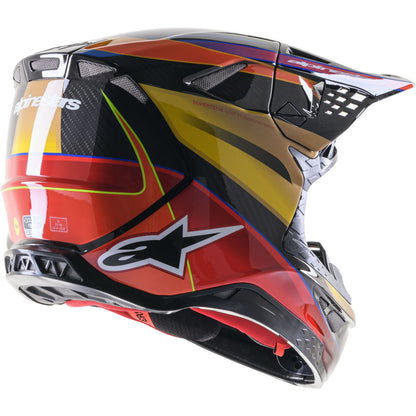 Alpinestars Supertech M10 Helmet - Era - MIPS® Gold/Yellow/Rio Red - Large [MPN: 8301223-5938-L]_1244859