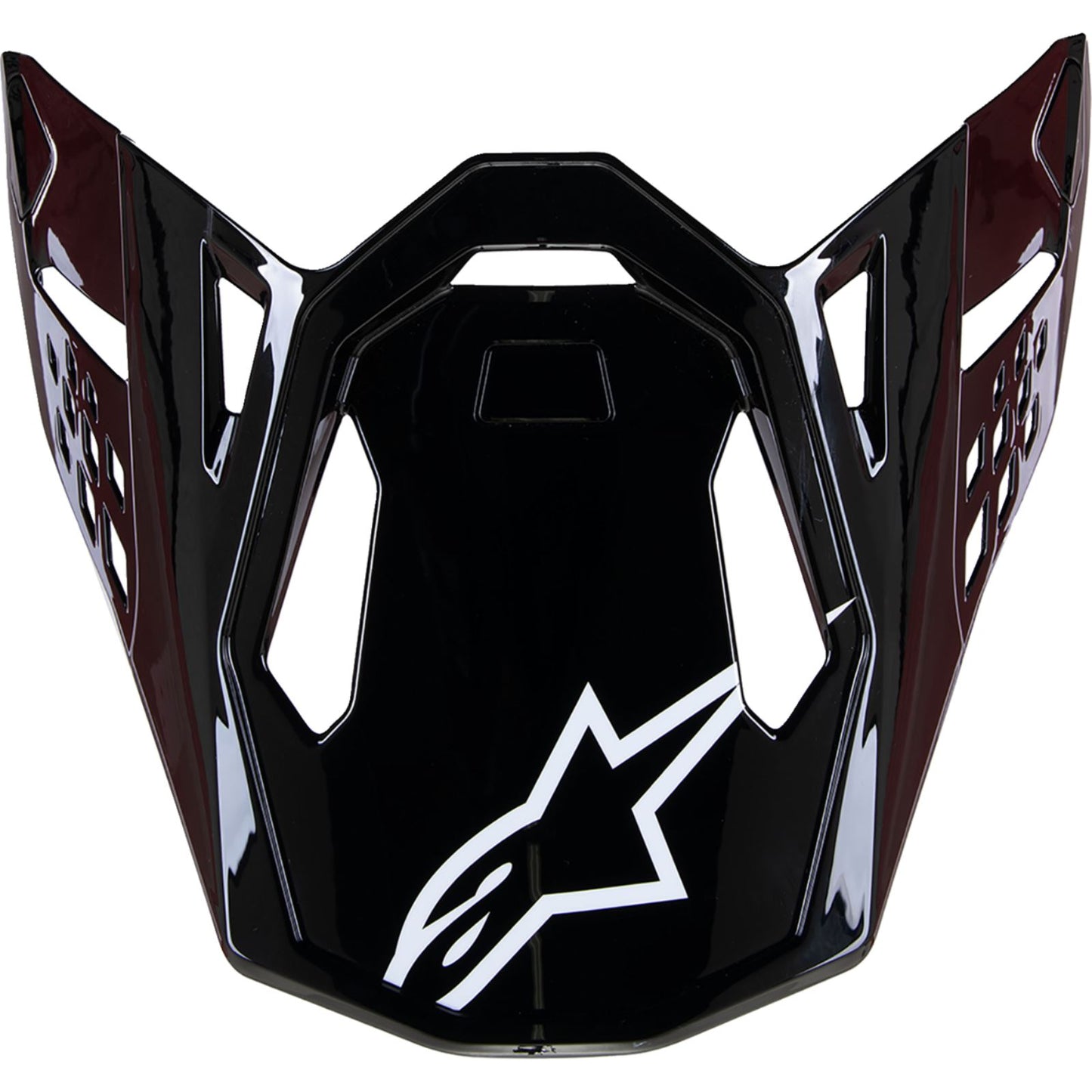 Alpinestars Supertech M10 Visor - Solid - Gloss Black Carbon [MPN: 8980123-1188-OS]_1369176