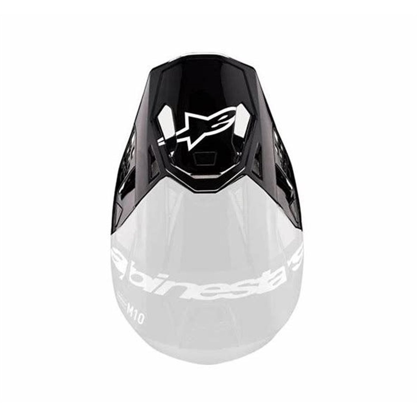Alpinestars Supertech M10 Visor - Flood - Black/Dark Gray [MPN: 8980923-1310-OS]_1470968