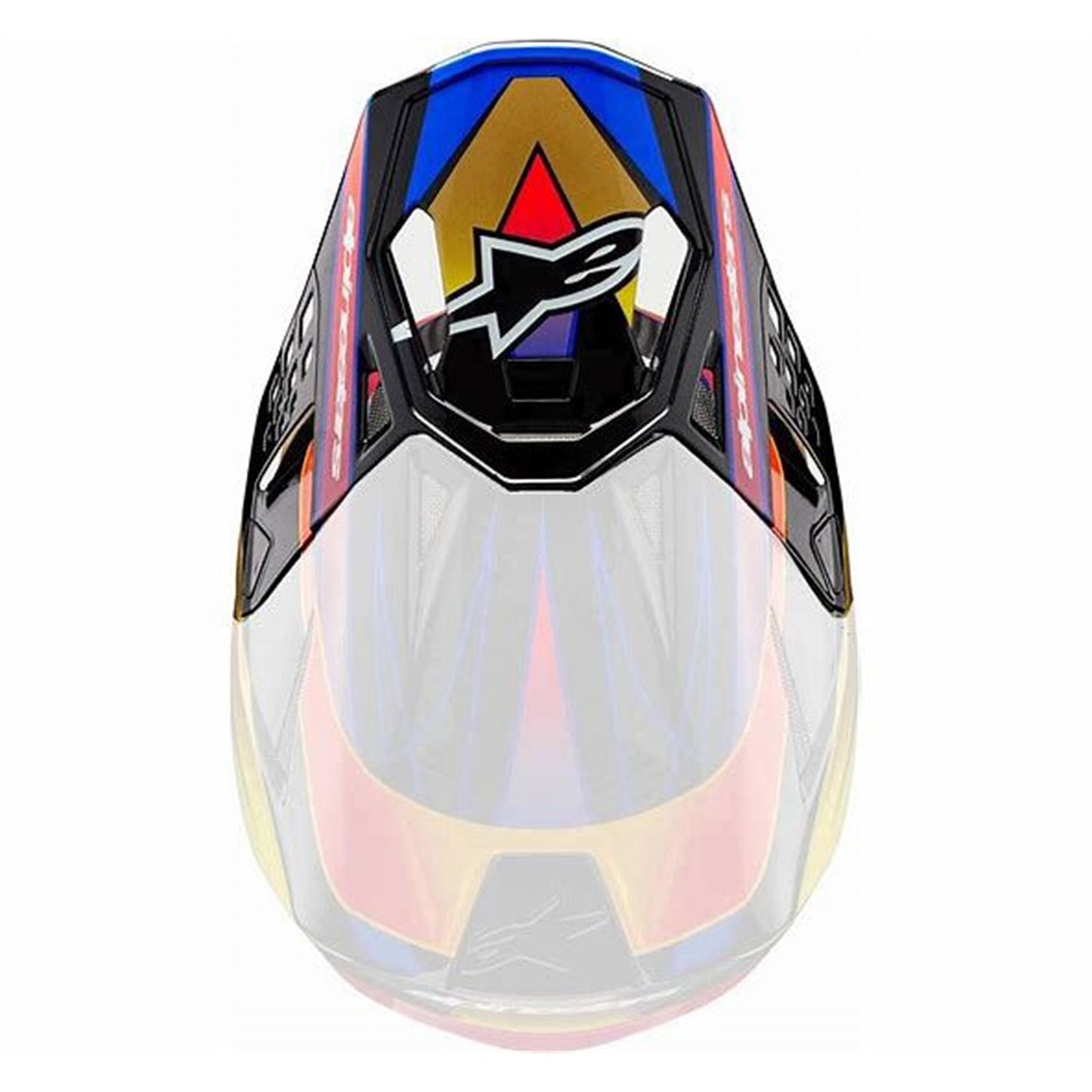 Alpinestars Supertech M10 Visor - Era - Gloss Gold/Yellow/Rio Red [MPN: 8981123-5938-OS]_1470969