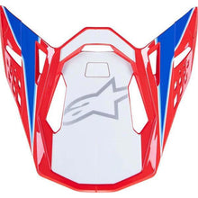 Alpinestars S-M10 Visor Bale - Bright Red/Blue Glossy [MPN: 8981823-3017-OS]_1470970