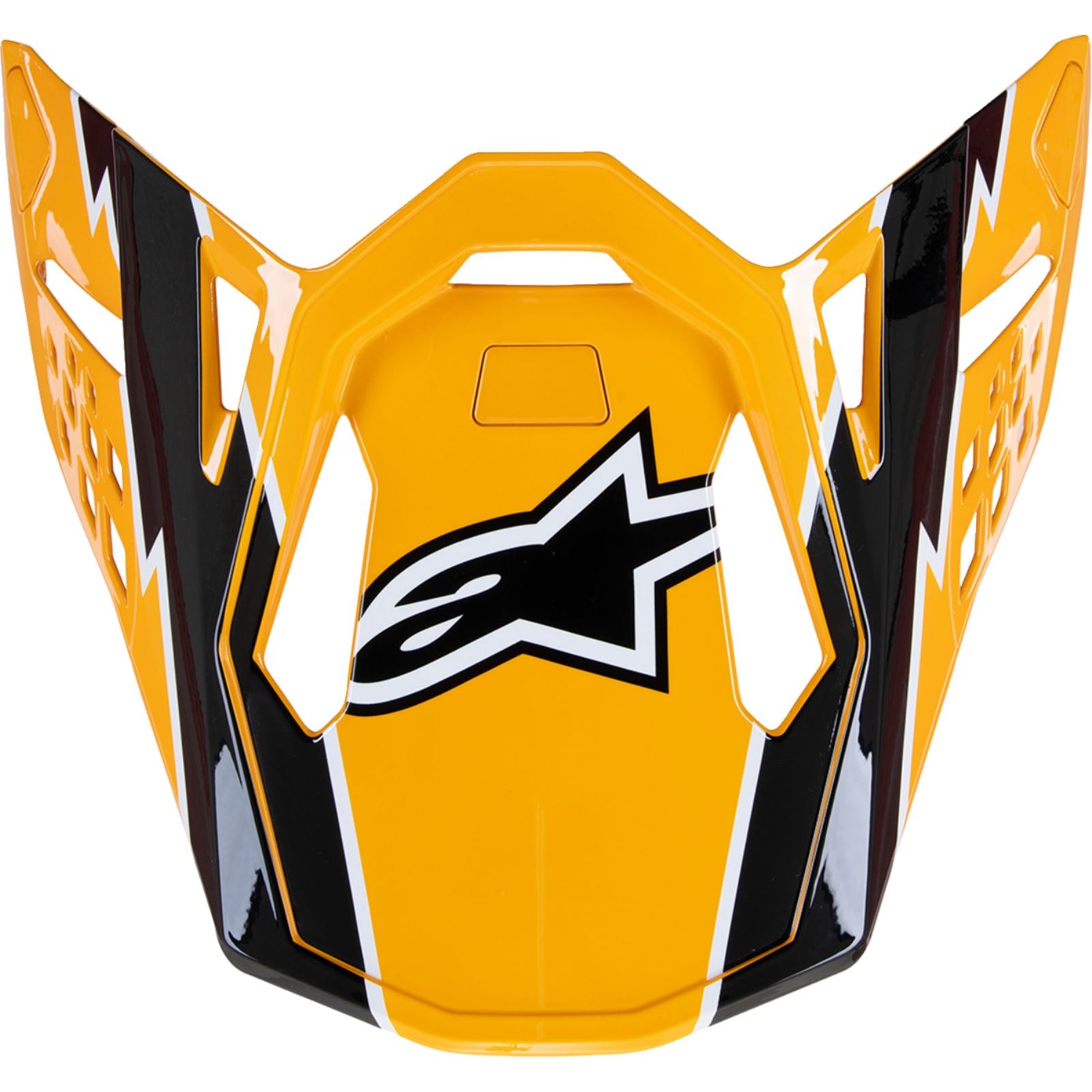 Alpinestars S-M10 Visor Ampress - Black/Orange - Glossy [MPN: 8980623-1414-OS]_1369180