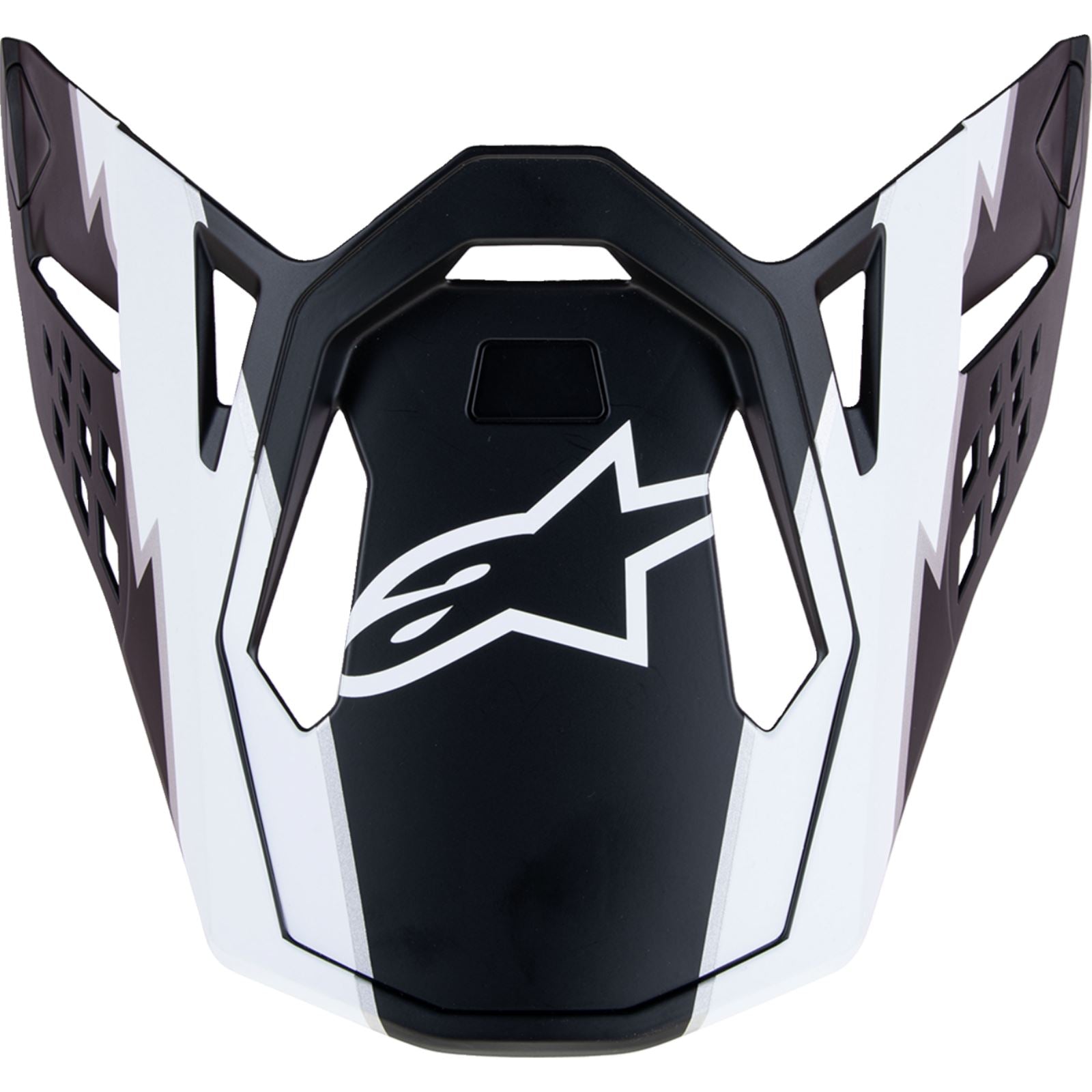 Alpinestars S-M10 VISOR Visor Ampress - White/Black - Matte [MPN: 8980623-1121-OS]_1369179