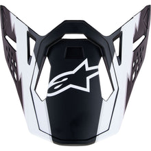 Alpinestars S-M10 VISOR Visor Ampress - White/Black - Matte [MPN: 8980623-1121-OS]_1369179