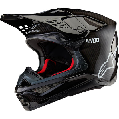 Alpinestars Supertech M10 Helmet - Solid - Gloss Black Carbon_1326721