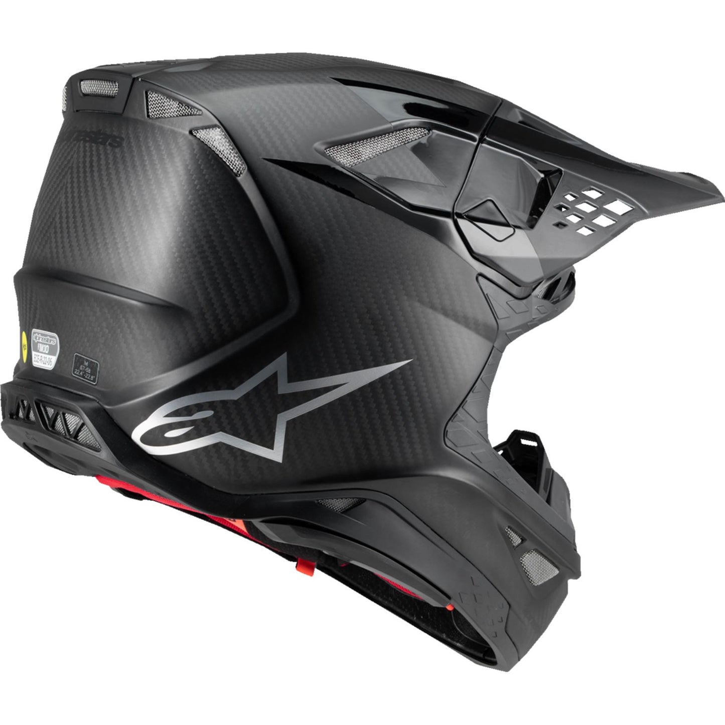 Alpinestars Supertech M10 Helmet - Fame - MIPS® - Black Carbon _1328082