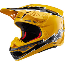 Alpinestars Supertech M10 Helmet - Ampress - Gloss Black/Yellow_1328070