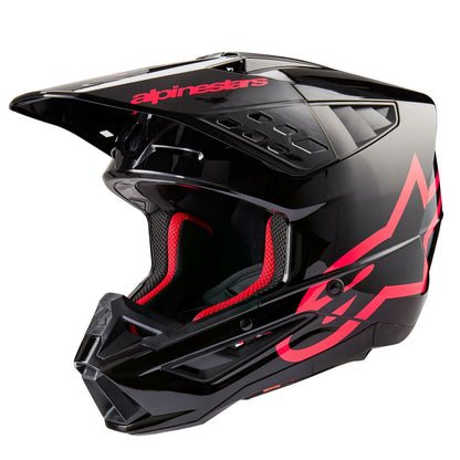 Alpinestars SM5 Helmet - Corp - Black/Diva Pink Glossy_1313116