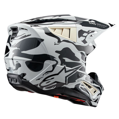 Alpinestars SM5 Helmet - Mineral - Dark Grey Glossy - XS OPEN BOX [MPN: 8306623-906-XS]_2720415