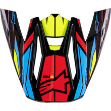 Alpinestars S-M5 Visor Action 2 - Black/Yellow Fluo/Bright Red Glossy [MPN: 8986023-1533-OS]_1244948