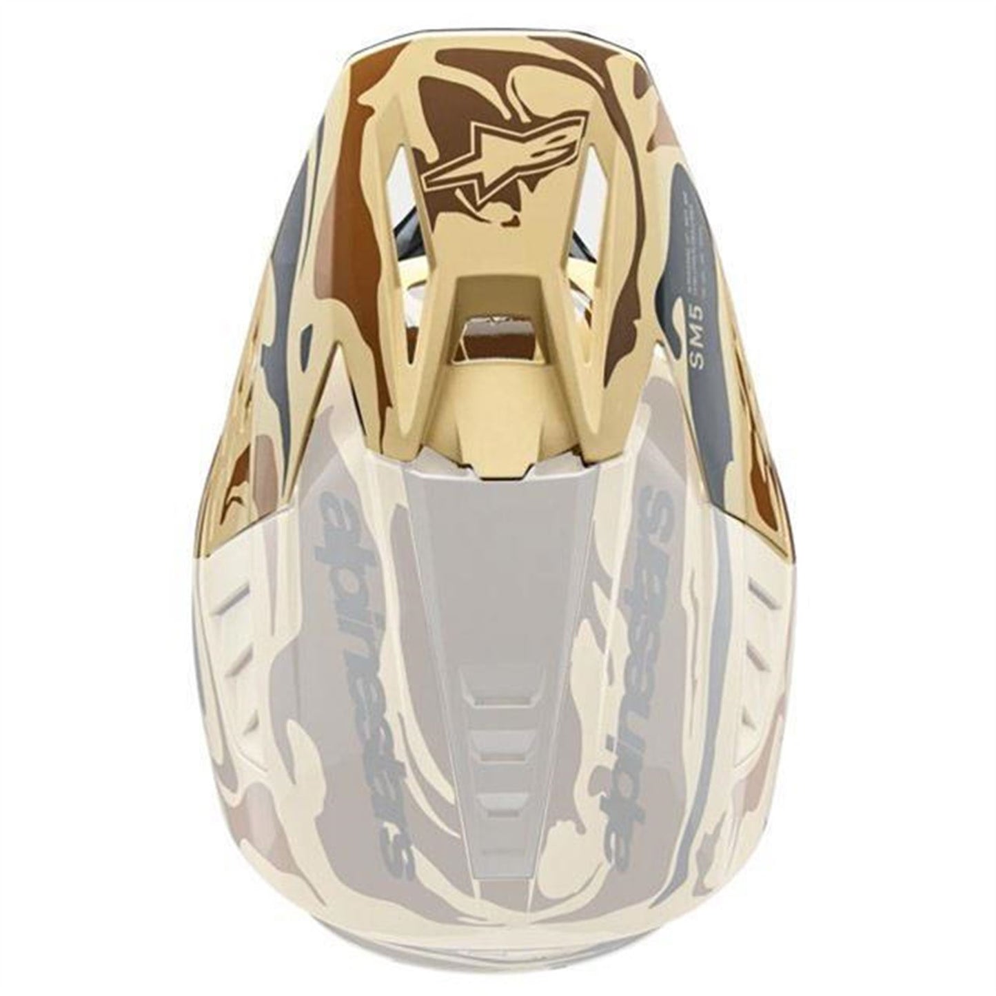 Alpinestars S-M5 Visor Mineral - Dark Brown/Kangaroo Matte [MPN: 8986523-838-OS]_1470993