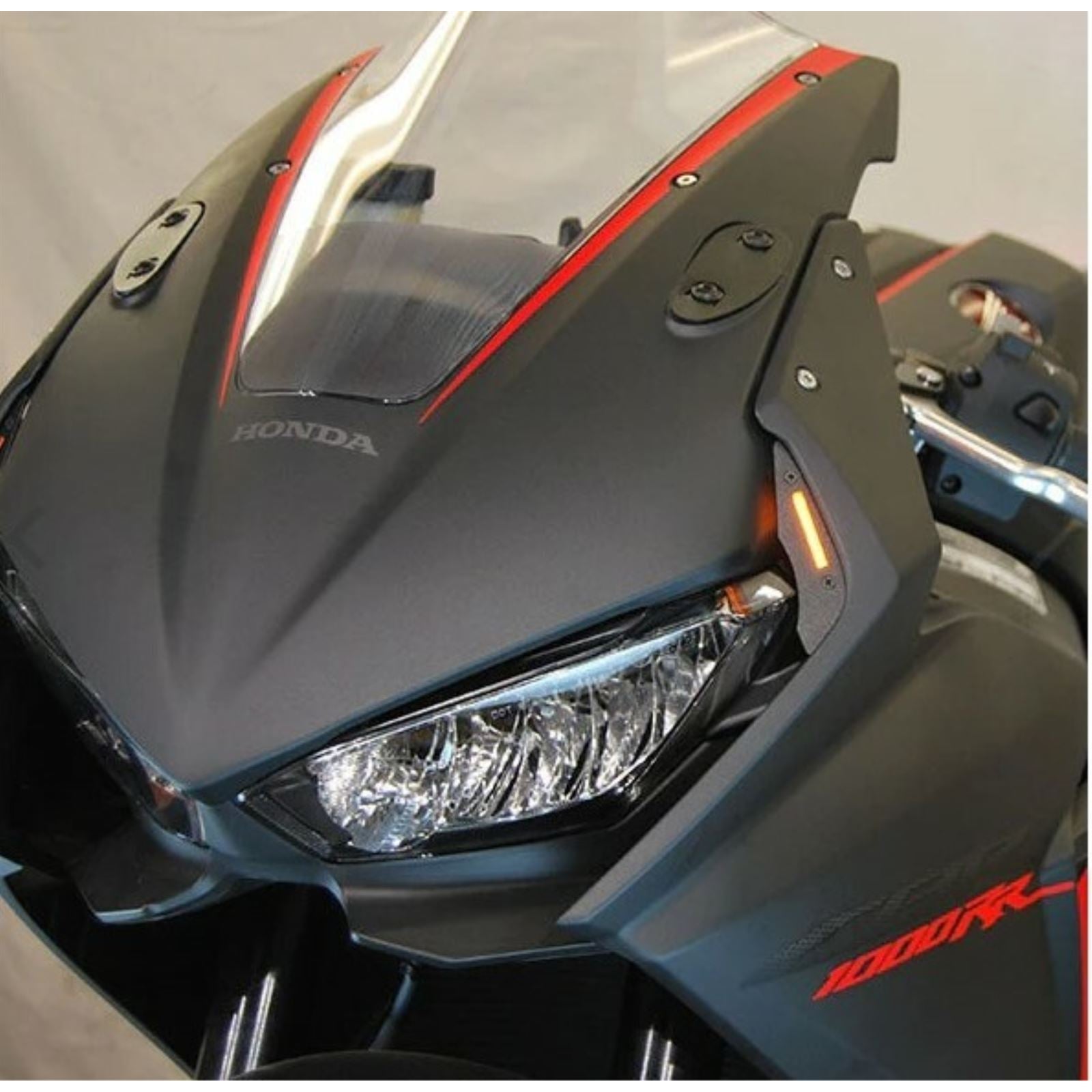 New Rage Cycle Front Turn Signals for Honda 2023 - 2017 CBR1000RR [MPN: CBR1000-FB-BO]_1265371