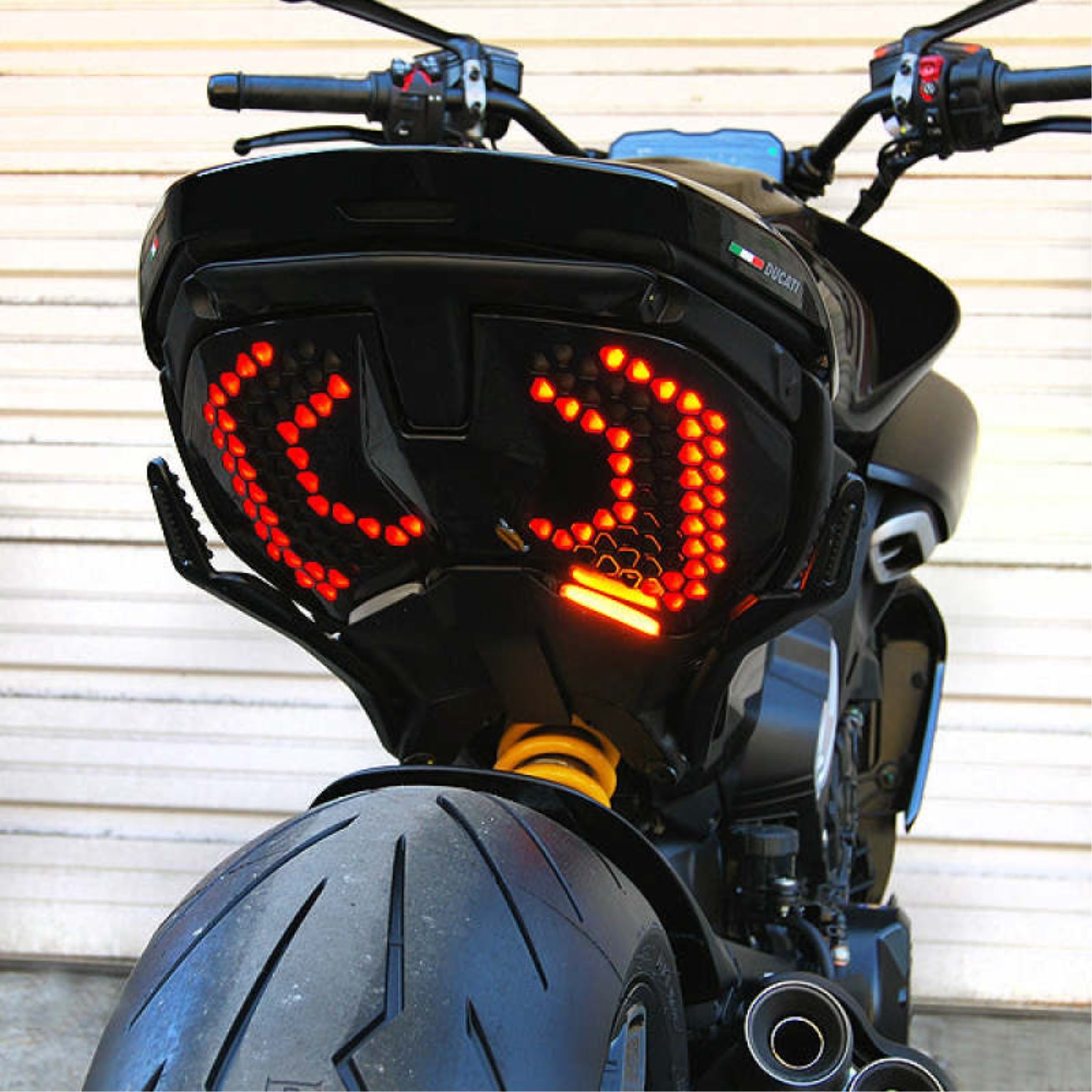 New Rage Cycle Rear Turn Signals for Ducati 2023 Diavel V4 [MPN: DV4-RB]_1462071