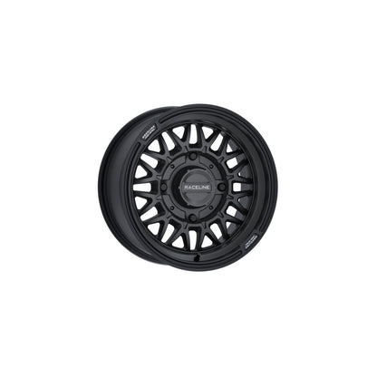 Raceline Wheel - Omega - Front/Rear - Black/Satin - 14x7 - 4/156 A13B-47056+10_1378673