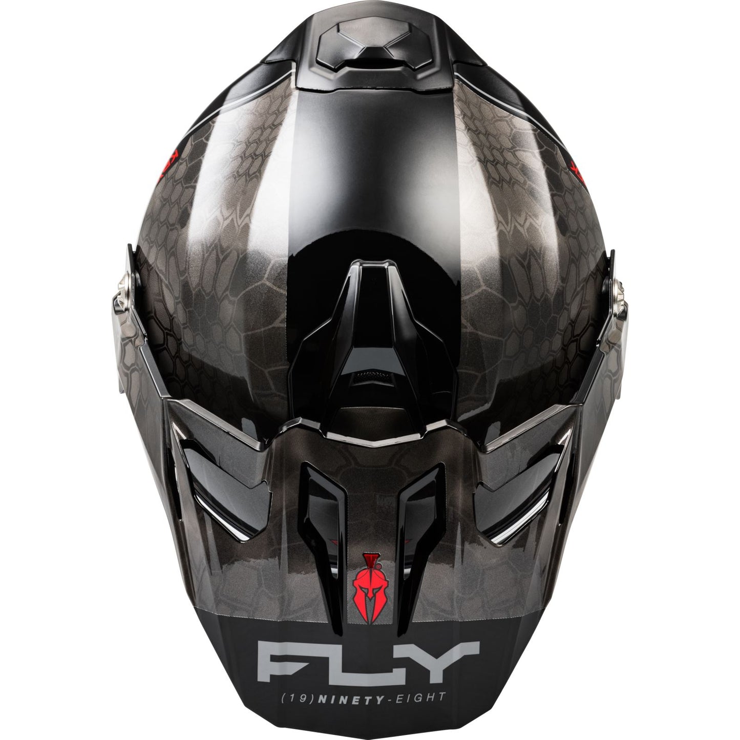 Fly Racing Trekker Kryptek Conceal Helmet - Black/Grey/White_1245027