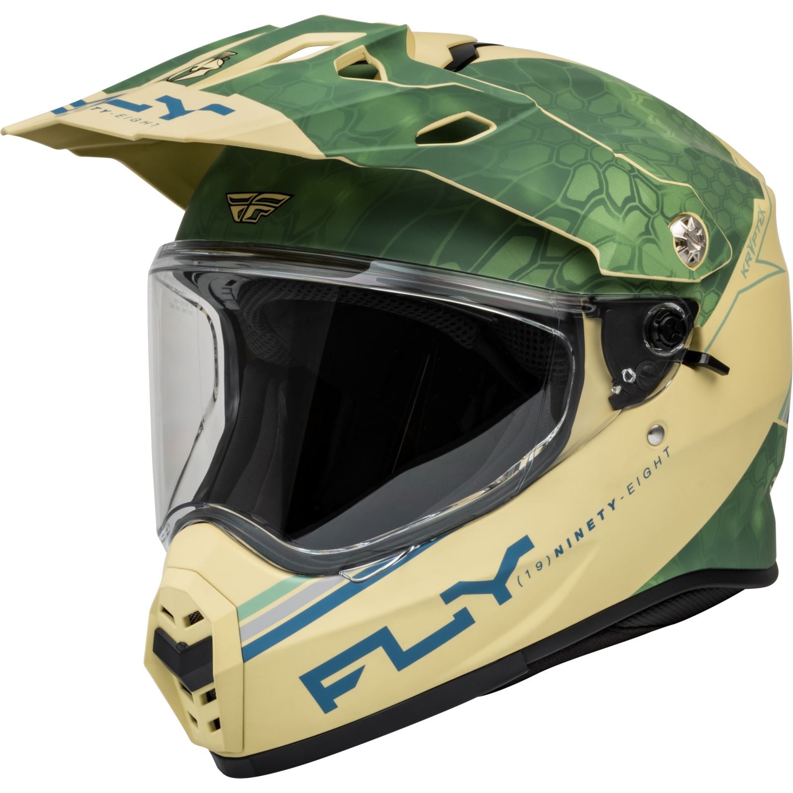 Fly Racing Trekker Kryptek Conceal Helmet - Matte Tan/Sage/Black - XS [MPN: 73-7028XS]_1244990