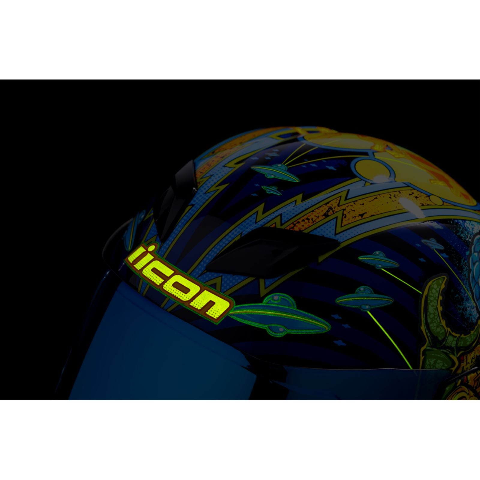 Icon Airflite Helmet - Bugoid Blitz - Blue_1244998