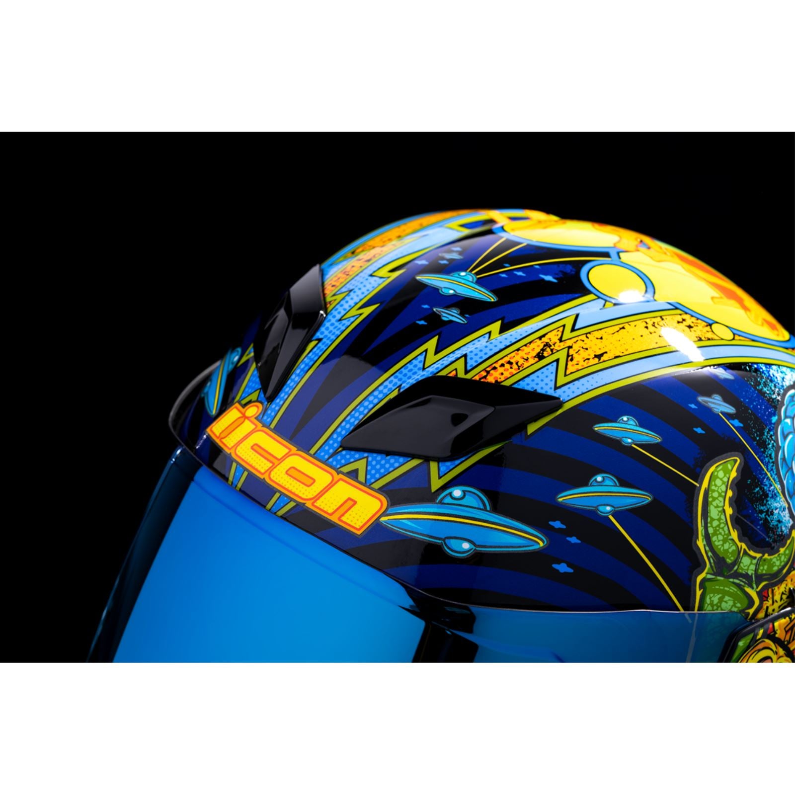 Icon Airflite Helmet - Bugoid Blitz - Blue_1245058