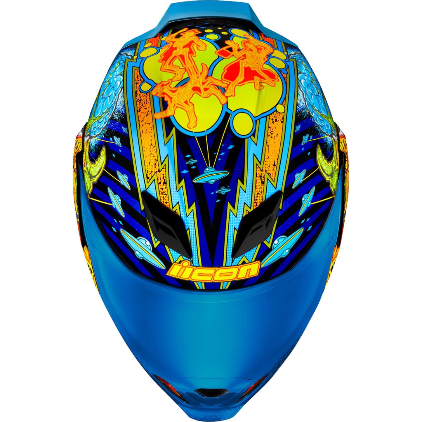 Icon Airflite Helmet - Bugoid Blitz - Blue_1245062