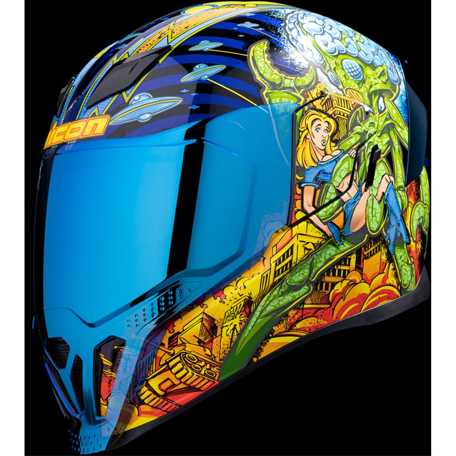 Icon Airflite Helmet - Bugoid Blitz - Blue_1245065