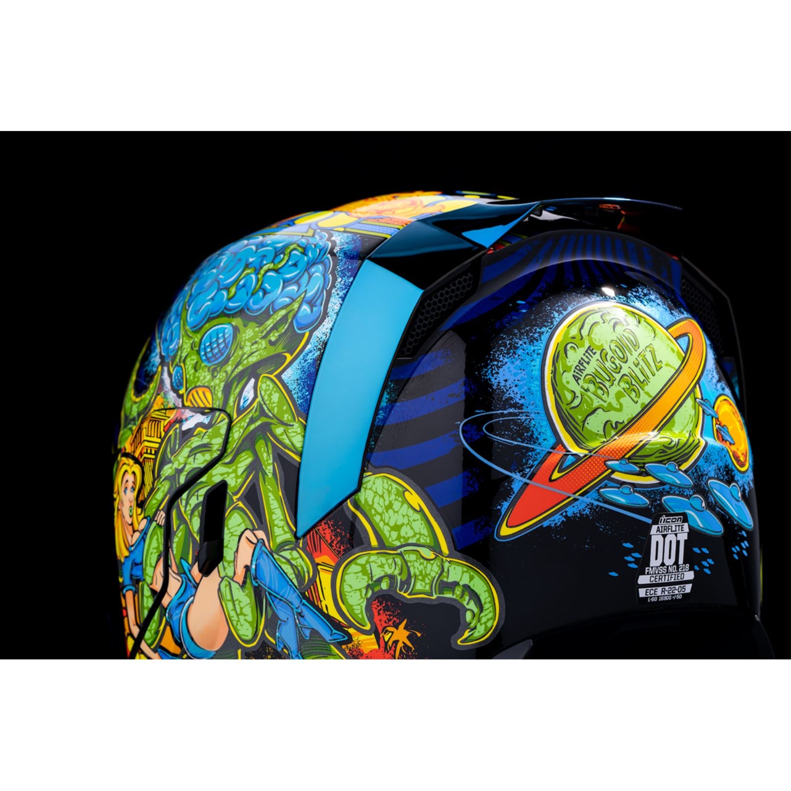 Icon Airflite Helmet - Bugoid Blitz - Blue_1245001