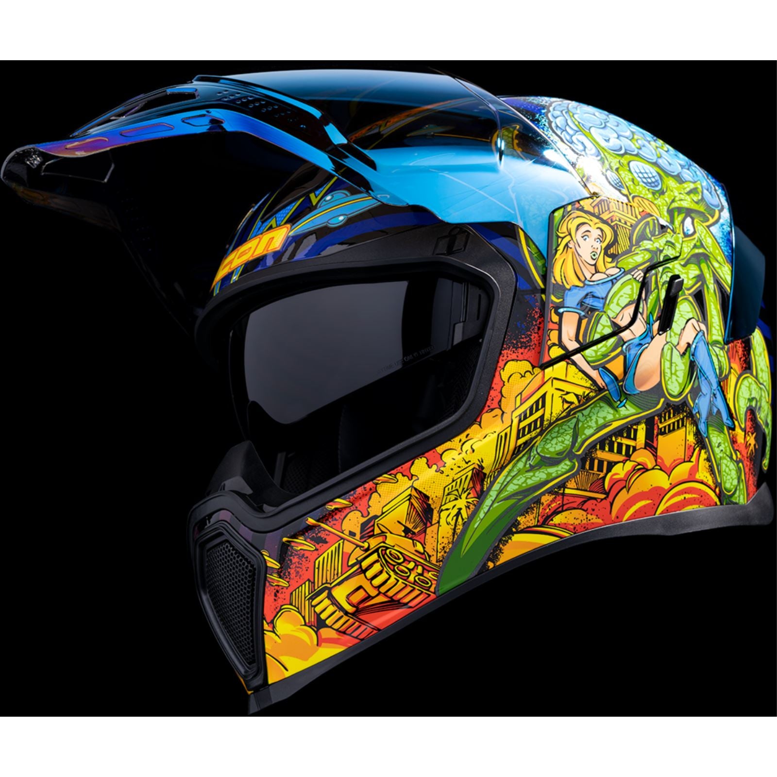 Icon Airflite Helmet - Bugoid Blitz - Blue_1245054