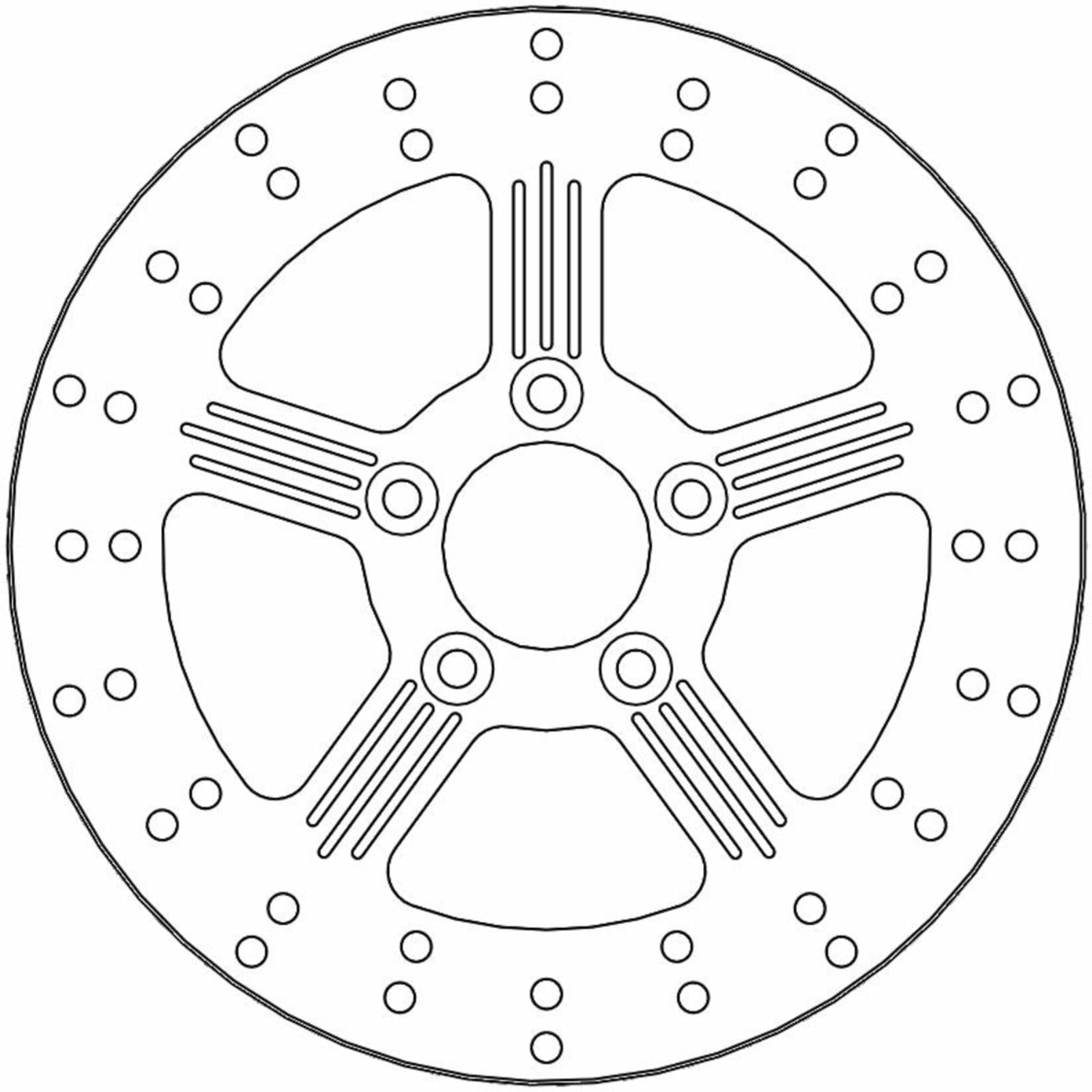 Moto-Master Brake Rotor - Rear - Rialto [MPN: 110633-PU]_1312115