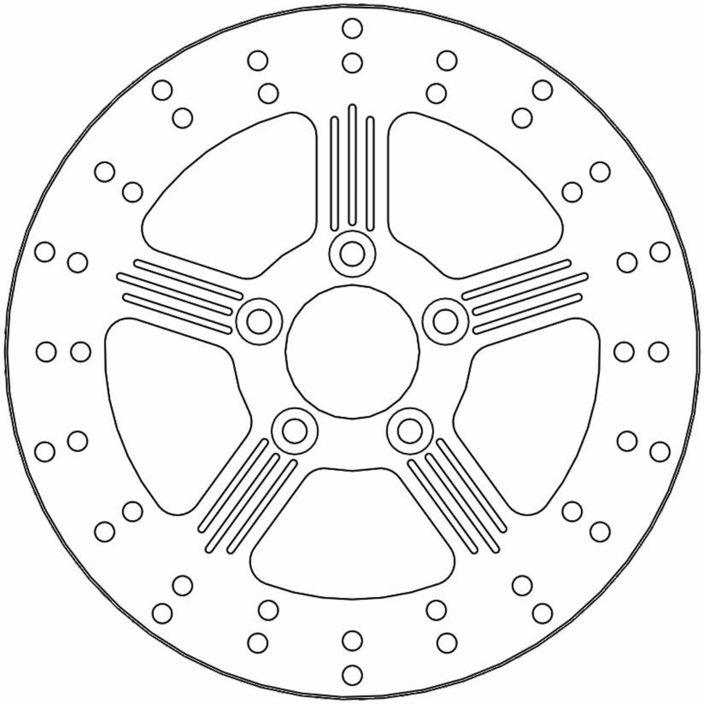 Moto-Master Brake Rotor - Rear - Rialto [MPN: 110633-PU]_1312218