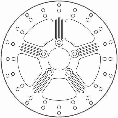Moto-Master Brake Rotor - Rear - Rialto [MPN: 110633-PU]_1312218