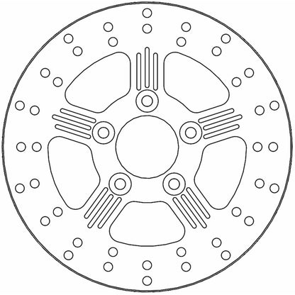Moto-Master Brake Rotor - Rear - Rialto [MPN: 110634-PU]_1312096