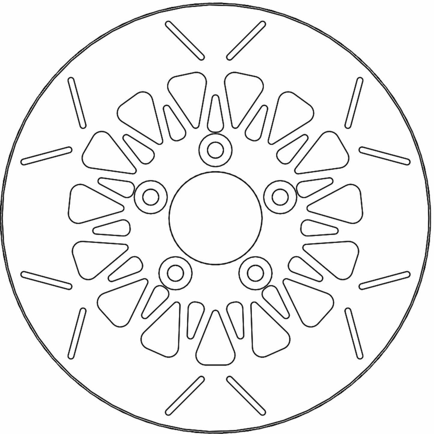 Moto-Master Brake Rotor - Rear - Rialto [MPN: 110637-PU]_1312230