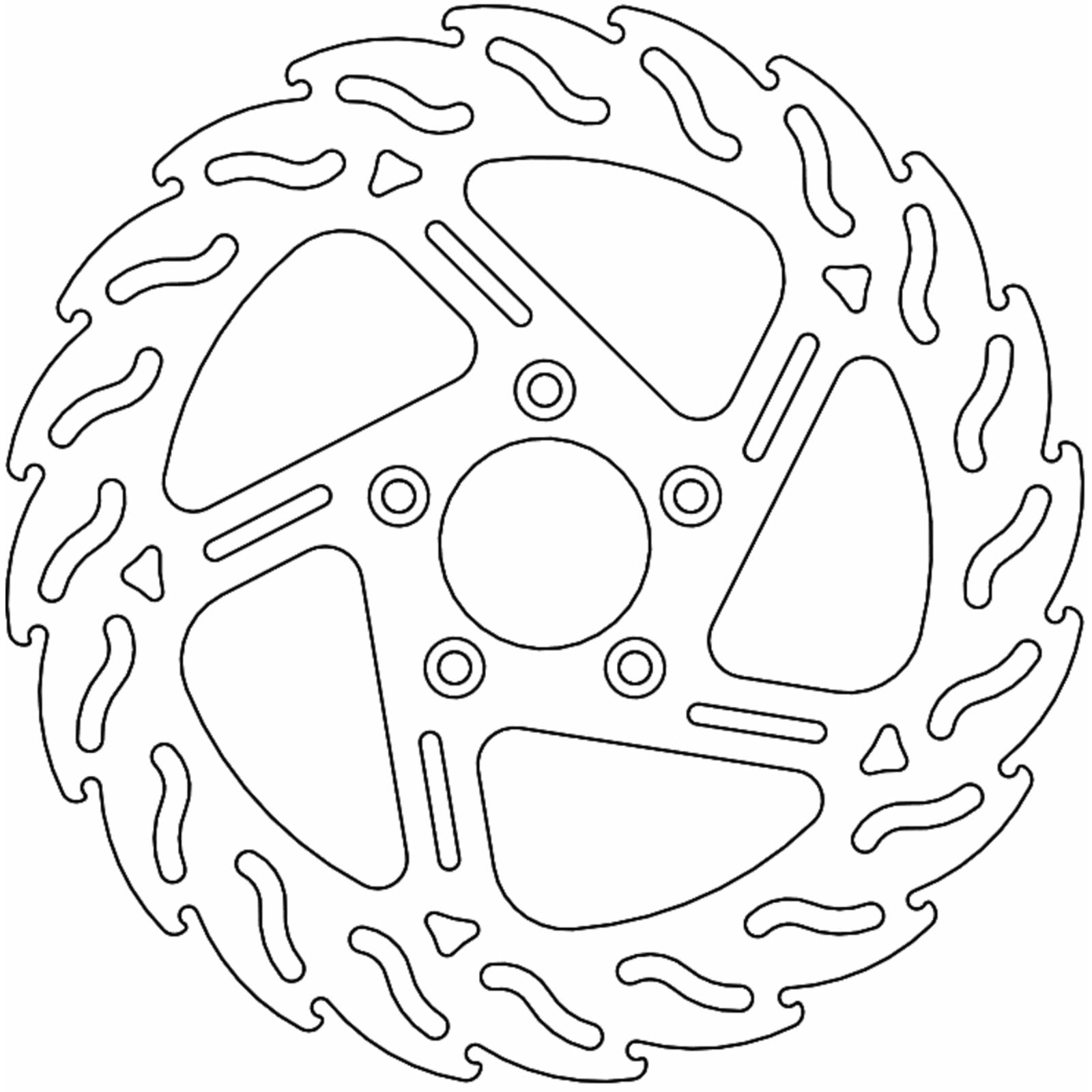 Moto-Master Brake Rotor - Front Right - Flame [MPN: 110745-PU]_1312224